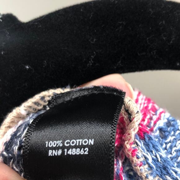 Torrid 1x Striped knit Hoodie Knit Tunic multi-color - Picture 5 of 5